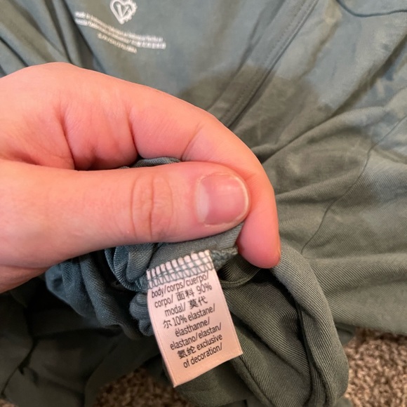 VICTORIAS SECRET teal modal heavenly crop top size small - Picture 8 of 11